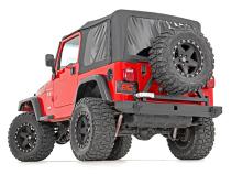 Jeep Classic Full Width Rear Bumper w/Tire Carrier 87-06 Wrangler YJ/TJ Rough Country