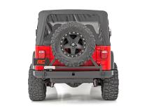 Jeep Classic Full Width Rear Bumper w/Tire Carrier 87-06 Wrangler YJ/TJ Rough Country