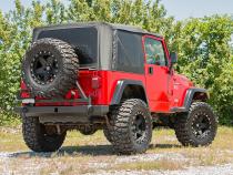 Jeep Classic Full Width Rear Bumper w/Tire Carrier 87-06 Wrangler YJ/TJ Rough Country