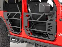 Tubular Doors Front Jeep Gladiator JT/Wrangler JL 4WD (2018-2026) Rough Country