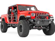 Tubular Doors Front and Rear Jeep Gladiator JT/Wrangler JL 4WD (18-26) Rough Country