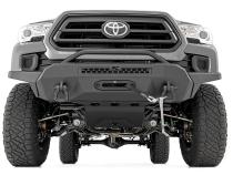 Front Bumper High Clearance Hybrid Winch Mount Only 16-22 Toyota Tacoma Rough Country