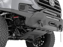 Front Bumper High Clearance 12000 Lb Pro Series Winch Synthetic Rope 16-22 Toyota Tacoma Rough Country