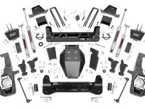 7 Inch Lift Kit Torsion Drop w/ Overloads Silverado/Sierra 2500HD/3500HD (20-26) Rough Country
