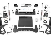 6 Inch Lift Kit Mono Leaf Rear Diesel Chevy Silverado 1500 2WD (25-26) Rough Country