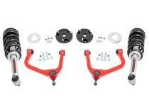3.5 Inch Lift Kit N3 Struts Red Chevy/GMC SUV 1500 4WD (2021-2026) Rough Country