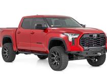 OV2 Running Boards Side Step Bars Crew Cab Toyota Tundra 2WD/4WD (22-26) Rough Country