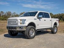 Ford Oval Nerf Step Bars 15-Up F-150 SuperCrew Cab Rough Country