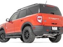 Oval Nerf Step 4.5 Inch Crew Cab Black 21-Up Ford Bronco Sport 4WD Rough Country