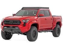 Oval Nerf Step Double Cab Black Toyota Tacoma 2WD/4WD (2024-2026) Rough Country