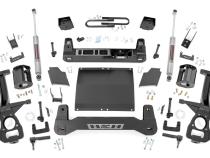 6 Inch Lift Kit Mono Leaf Rear Diesel Chevy Silverado 1500 4WD (25-26) Rough Country