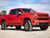 3.5 Inch Lift Kit Rear Mono Leaf Red Chevy Silverado 1500 2WD/4WD (2022-2024) Rough Country