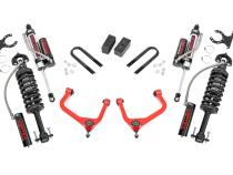 3.5 Inch Lift Kit Mono Leaf Rear Vertex Red GMC Sierra 1500 2WD/4WD (19-24) Rough Country
