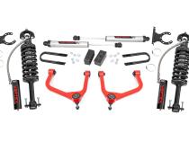 3.5 Inch Lift Kit Mono Leaf Rear Vertex/V2 Red GMC Sierra 1500 (19-24) Rough Country