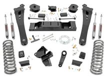 5.0 Inch Dodge Suspension Lift Kit Standard Rate Coil Springs Radius Arms 19-Up Ram 2500 4WD w/ AISIN Transmission Diesel Rough Country