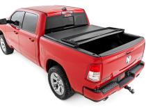 Soft Tri-Fold Bed Cover 5 Foot 7 Inch Bed Ram 1500 (19-26)/1500 TRX (21-24) Rough Country