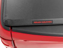 Soft Tri-Fold Bed Cover 5 Foot 10 Inch Bed Chevy/GMC Sierra 1500 (19-26)/Silverado 1500 (19-26) Rough Country