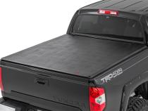 Soft Tri-Fold Bed Cover With &amp;amp; W/O OE Rails 6 Foot 7 Inch Bed Toyota Tundra (07-21) Rough Country