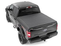 Soft Tri-Fold Bed Cover 6 Foot 7 Inch Bed Ford F-150 (21-26)/F-150 Lightning (22-26) Rough Country