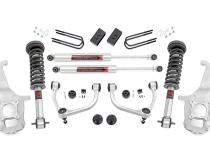 4 inch Lift Kit Forged UCA M1/M1 No Cut Ford F-150 4WD (2021-2026) Rough Country
