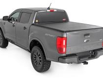 Soft Roll Up Bed Cover 5 Foot Bed Ford Ranger 2WD/4WD (2019-2023) Rough Country