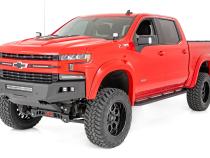 RPT2 Running Boards Crew Cab Black Silverado/Sierra 1500/2500HD/3500HD (19-26) Rough Country