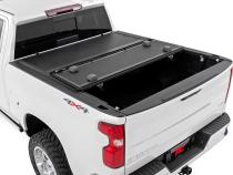 Hard Low Profile Bed Cover 5 Foot 10 Inch Bed Chevy/GMC Sierra 1500 (19-26)/Silverado 1500 (19-26) Rough Country
