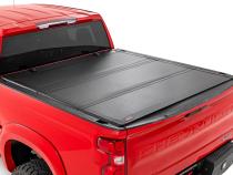 Hard Tri-Fold Flip Up Bed Cover 5 Foot 10 Inch Bed Chevy/GMC Sierra 1500 (19-26)/Silverado 1500 (19-26) Rough Country