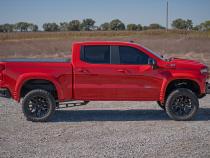 Hard Tri-Fold Flip Up Bed Cover 5 Foot 10 Inch Bed Chevy/GMC Sierra 1500 (19-26)/Silverado 1500 (19-26) Rough Country
