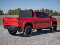 Hard Tri-Fold Flip Up Bed Cover 5 Foot 10 Inch Bed Chevy/GMC Sierra 1500 (19-26)/Silverado 1500 (19-26) Rough Country