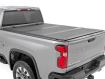 Hard Tri-Fold Flip Up Bed Cover 6 Foot 9 Inch Bed Chevy/GMC Silverado/Sierra 2500HD/3500HD (20-26) Rough Country