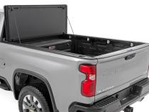 Hard Tri-Fold Flip Up Bed Cover 6 Foot 9 Inch Bed Chevy/GMC Silverado/Sierra 2500HD/3500HD (20-26) Rough Country