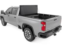 Hard Tri-Fold Flip Up Bed Cover 6 Foot 9 Inch Bed Chevy/GMC Silverado/Sierra 2500HD/3500HD (20-26) Rough Country