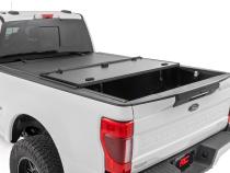 Hard Tri-Fold Flip Up Bed Cover 6 Foot 10 Inch Bed Ford F-250/F-350 Super Duty (17-26) Rough Country