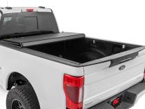 Hard Tri-Fold Flip Up Bed Cover 6 Foot 10 Inch Bed Ford F-250/F-350 Super Duty (17-26) Rough Country