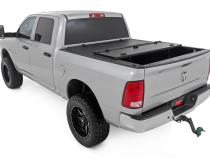 Hard Tri-Fold Flip Up Bed Cover 6 Foot 4 Inch Bed Ram 1500/2500/3500 (10-25 &amp;amp; Classic) Rough Country