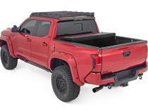 Hard Tri-Fold Flip Up Bed Cover 5 Foot Bed Toyota Tacoma 2WD/4WD (2024-2026) Rough Country