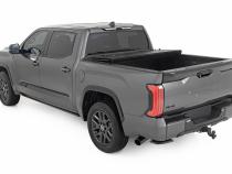 Hard Tri-Fold Flip Up Bed Cover 5 Foot 7 Inch Toyota Tundra 2WD/4WD (2022-2026) Rough Country