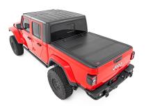 Hard Tri-Fold Flip Up Bed Cover 5 Foot Bed Jeep Gladiator JT 4WD (2020-2025) Rough Country