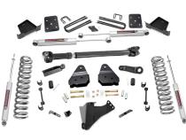 4.5 Inch Suspension Lift Kit w/Front Drive Shaft 17-19 F-250/350 4WD 4 Inch Axle Diesel Rough Country