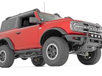 Nudge Bar 20 Inch Black DRL Single Row LED OE Modular Steel Ford Bronco (21-25) Rough Country
