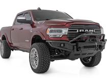 Front Bumper Tubular Winch Mount Ram 2500/3500 2WD/4WD (2019-2026) Rough Country