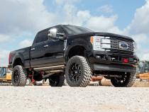 6 Inch Suspension Lift Kit w/Radius Arms &amp;amp; V2 Shocks Rear Overload Springs 3.5 Inch Diam 17-19 F-250/350 4WD Diesel Rough Country