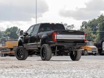 6 Inch Suspension Lift Kit Rear Overload Springs 4 inch Axle Diameter w/Front Drive Shaft &amp;amp; V2 Shocks 17-19 F-250/350 4WD Diesel Rough Country