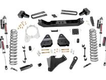 4.5 Inch Inch Ford Suspension Lift Kit w/ Vertex Shocks 17-20 F-350 4WD Diesel Dually Rough Country