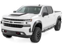 AC2 Running Boards Amber/White Crew Cab Silverado/Sierra 1500/2500HD/3500HD (19-26) Rough Country