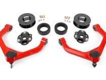 3 Inch Lift Kit Red Jeep Wagoneer 4WD (2022-2025) Rough Country