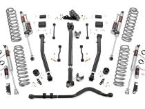 3.5 Inch Lift Kit Adj Lower FR D/S M1R Jeep Wrangler Unlimited 4WD (18-23) Rough Country