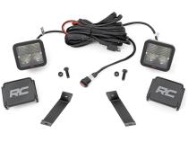 LED Light Ditch Mount 2 Inch Spectrum Pair Spot Jeep KL 14-21 Rough Country