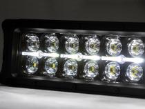 Sierra Mesh Grille 30 Inch Dual Row Black Series LED w/Cool White DRL 14-15 Sierra 1500 Rough Country
